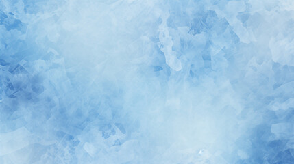 Obraz premium Icy Blue Mosaic: Cool Abstract Winter Patterns