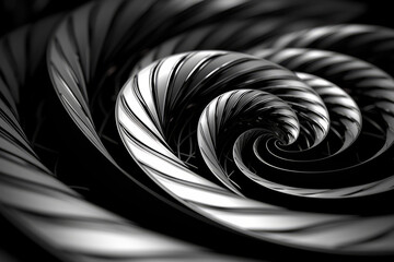 Swirl shape line design