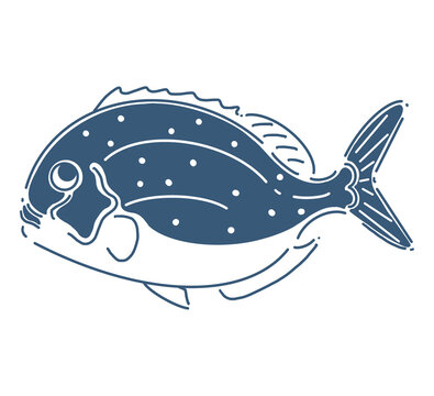 recommend clip art: 鯛の線画