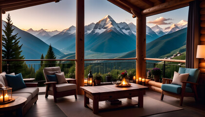 Cozy vacation rental with a stunning mountain view