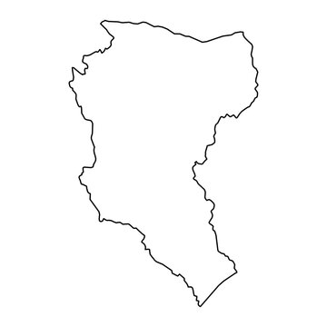 Manatuto Municipality map, administrative division of East Timor. Vector illustration.