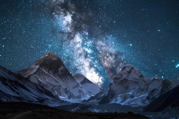 Milky Way over Mountain Majesty