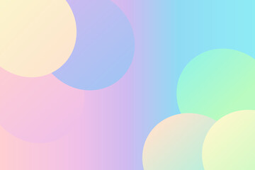 Abstract background with gradient circle