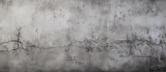 This black and white image showcases the texture of a close-up grey concrete wall. The rough...