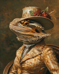 Portrait of a Lady Lizard