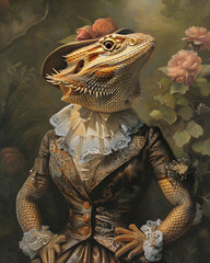 Portrait of a Lady Lizard