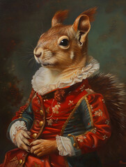 Portrait of a Lady Squirrel