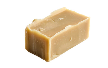 Handmade Camel Milk Soap On Transparent Background.