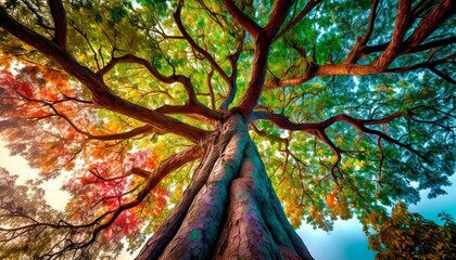 Vibrant Tree Photography