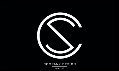 CS, SC Abstract Letters Logo Monogram Design Icon