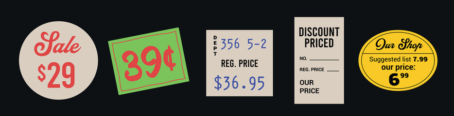 Price Tags And Stickers - 755656199