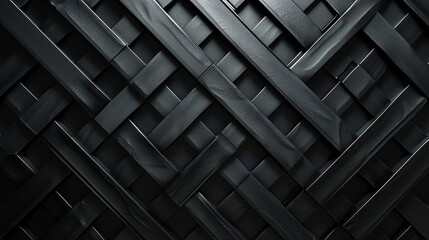 background, monochrome design, black 3d pattern, black 3d geometric background