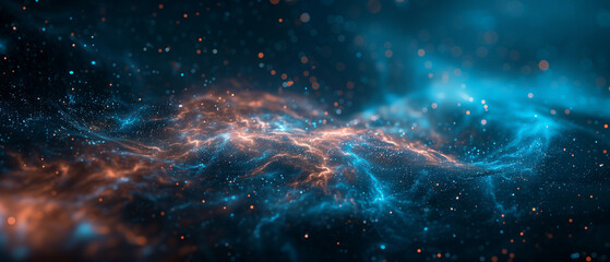 a nebula galaxy background - obrazy, fototapety, plakaty
