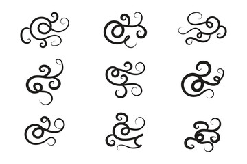 
Vintage Filigree Swirls, calligraphy decorative scroll, Fancy Line Flourishes Swirls Elements, vintage curly thin line Text Ornaments, curls text divider flourish Swirl, calligraphic curl lines 


