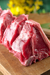 Close-Up of Raw Lamb Chop: 4K Ultra HD Image