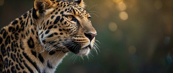 Close Up of a Leopards Face