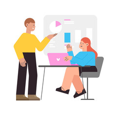 Business Discussion Illustration