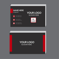 creative and clean double sided corporate business card template