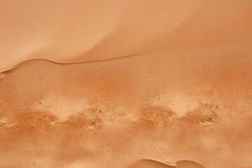 top view of a sand flat