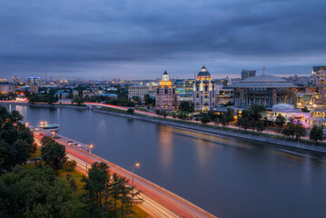 Fototapeta premium River and House of Music was built in 2000-2002