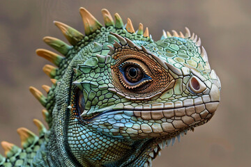 Fototapeta premium ultrarealistic portrait of a dragon