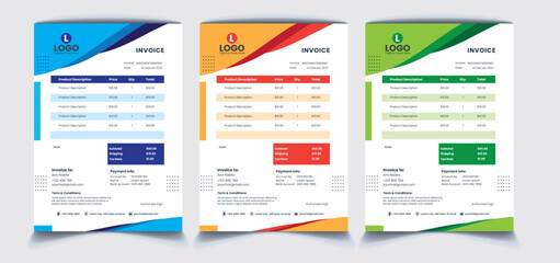 Delivery Note Price List Design