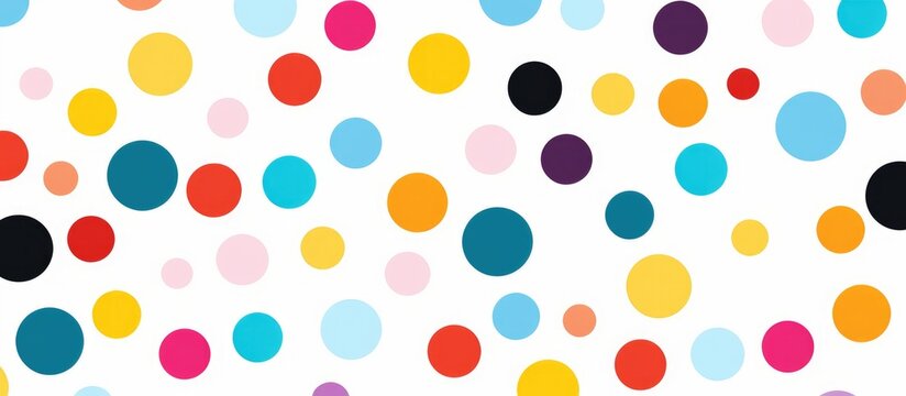 Polka dot seamless design.