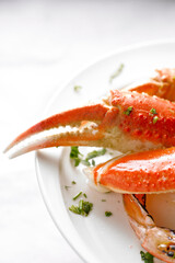 Delicious Delicacy: 4K Ultra HD Image of Steamed Cooked Crab