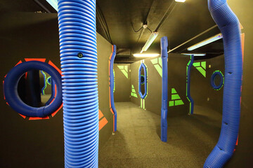  Laser tag in the shopping center 