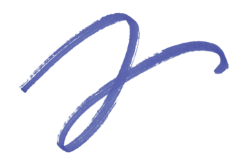 Purple brush strokes isolated on transparent background.