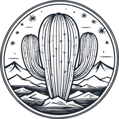 Cactus, vector illustration