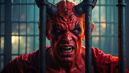 An evil devil in prison
