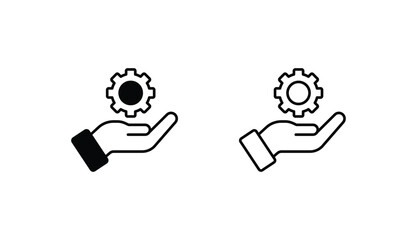 Support icon design with white background stock illustration