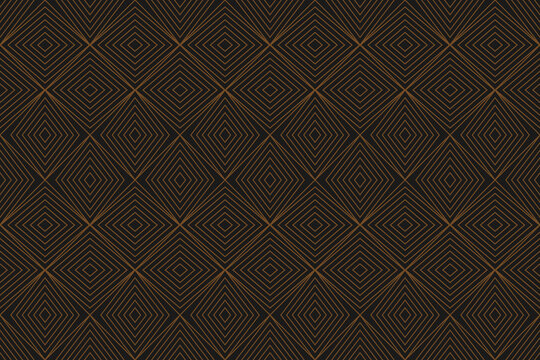 Seamless pattern of rhombuses. Modern stylish texture. Repeating geometric background.