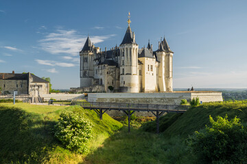 Obraz premium Chateau de Saumur, Val de la Loire, Frankreich
