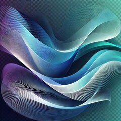 Abstract colorful wave pattern