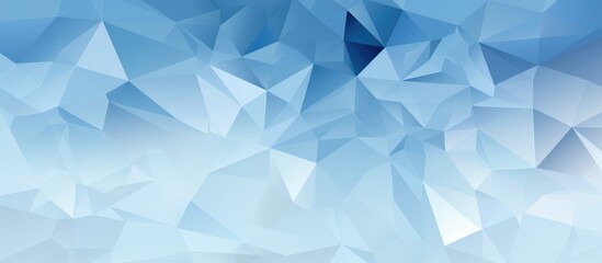 Obraz premium Elegant polygonal design in light blue hues for cellphone wallpaper.