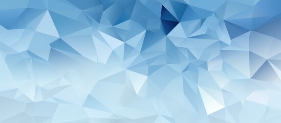 Elegant polygonal design in light blue hues for cellphone wallpaper.