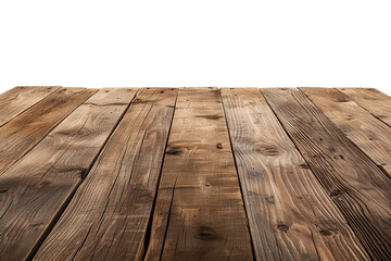 Wooden Plank Isolated on Transparent Background - obrazy, fototapety, plakaty