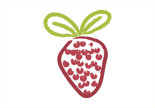 Icono de trazo de pincel de una fresa. 