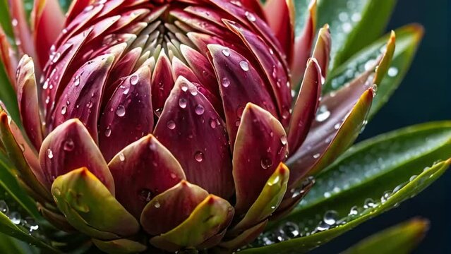 Beautiful flower macro natural