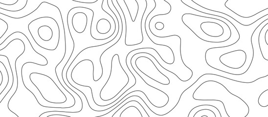 Abstract white topography vector background. Topographic map. Geographic mountain relief. counter map wavy line paper textrue. grid curve line abstract vector illustration .