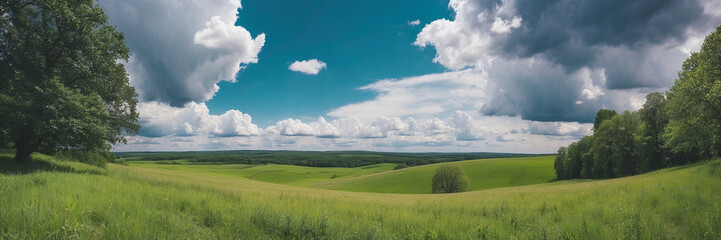 Obraz premium Lush Green Field