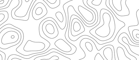 Abstract white topography vector background. Topographic map. Geographic mountain relief. counter map wavy line paper textrue. grid curve line abstract vector illustration .