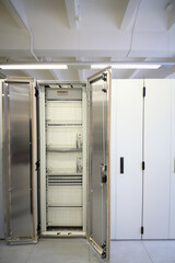 Opened storage for storing data in empty mobile cellular communication center