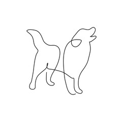 illustration of a dog