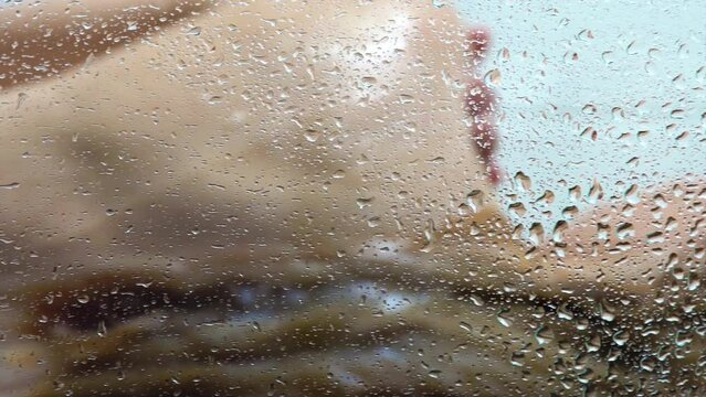 Young Slim Woman Taking A Shower And Washing Her Hair.