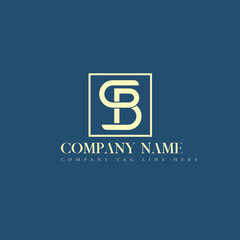 S+P+B Letter logo design