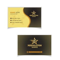 Naklejka na ściany i meble Uniqe and modern business card design.