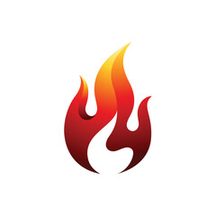 using the concept of a flame